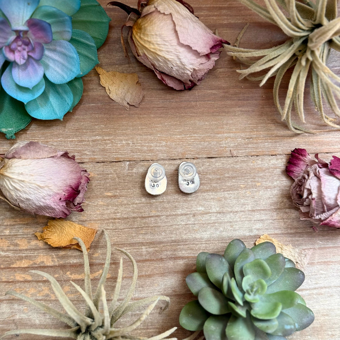 3 - Sterling Silver Sonoran Gold Turquoise Stud Earrings by Jason Ogg Earrings Shopify Collective The Bijoux FAB Jewelry The Bijoux FAB Jewelry