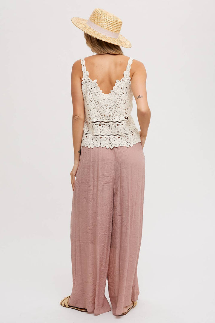 CROCHET CAMI TOP Shirt 60% off Women's Bluivy