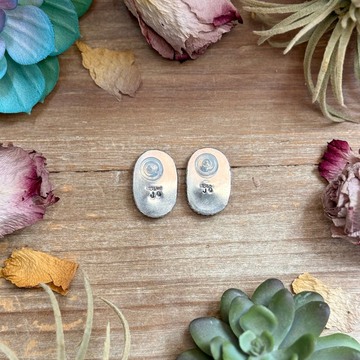 50 - Sterling Silver Red Buffalo Stud Earrings by Jason Ogg Earrings Shopify Collective The Bijoux FAB Jewelry The Bijoux FAB Jewelry