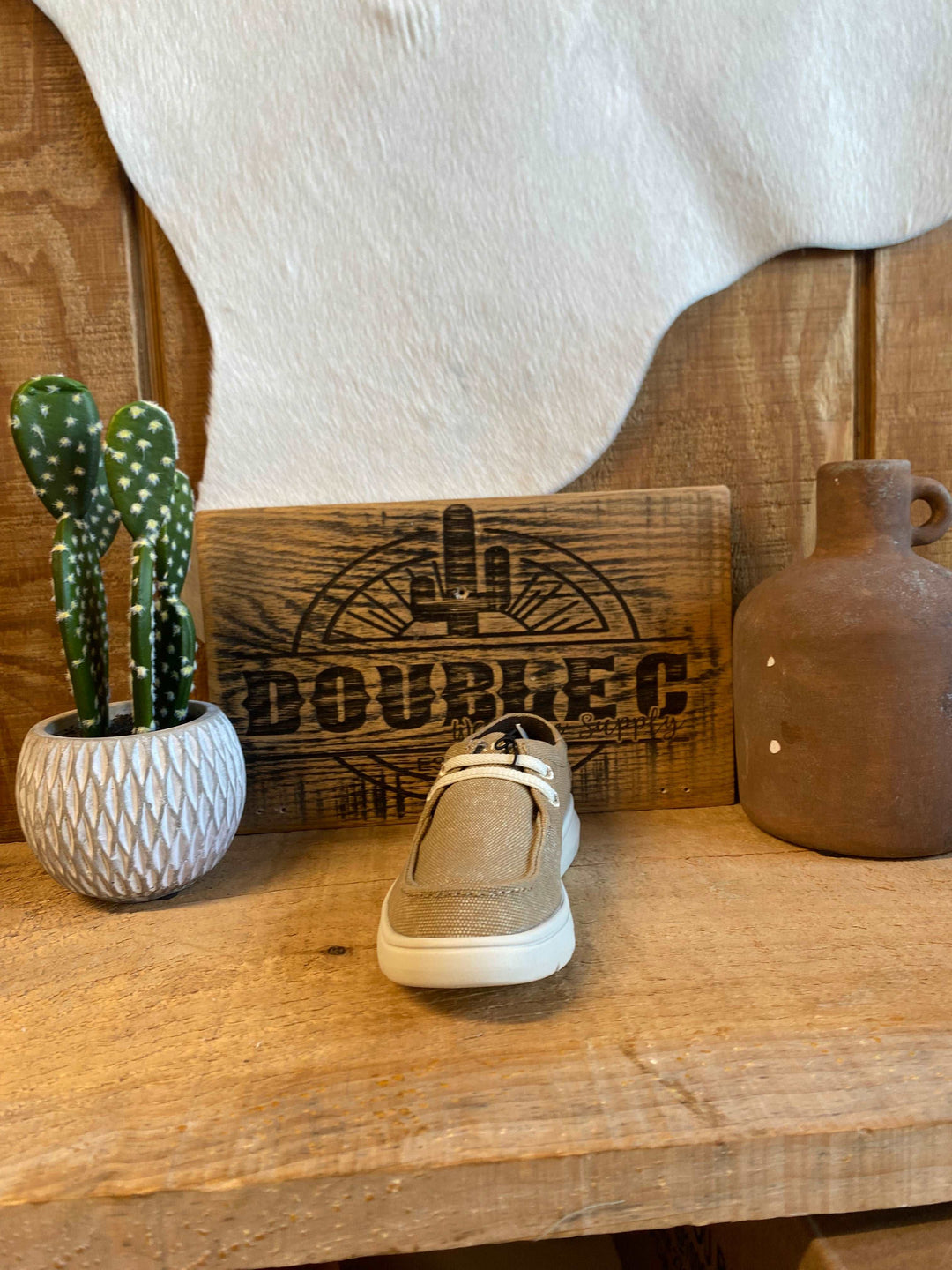 Ariat Kid's Hilo In Washed Tan Canvas shoe ariat ariatfootwear children's Ariat