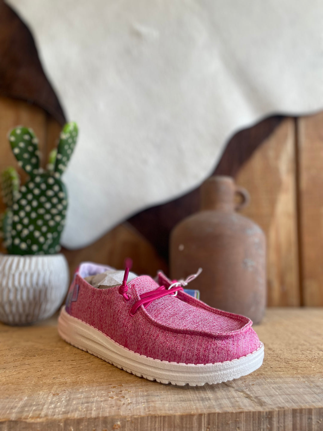 Wendy Youth Sparkle Pink children's hey dude Hey Dude