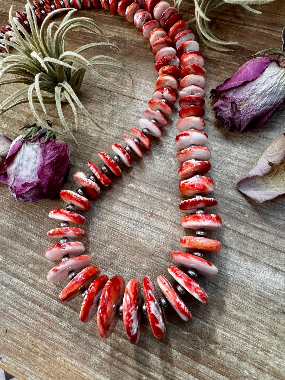 NFR Collection Necklace – 5mm Sterling Silver Pearls with Graduated Spiny Oyster 37" Necklaces Shopify Collective The Bijoux FAB Jewelry The Bijoux FAB Jewelry