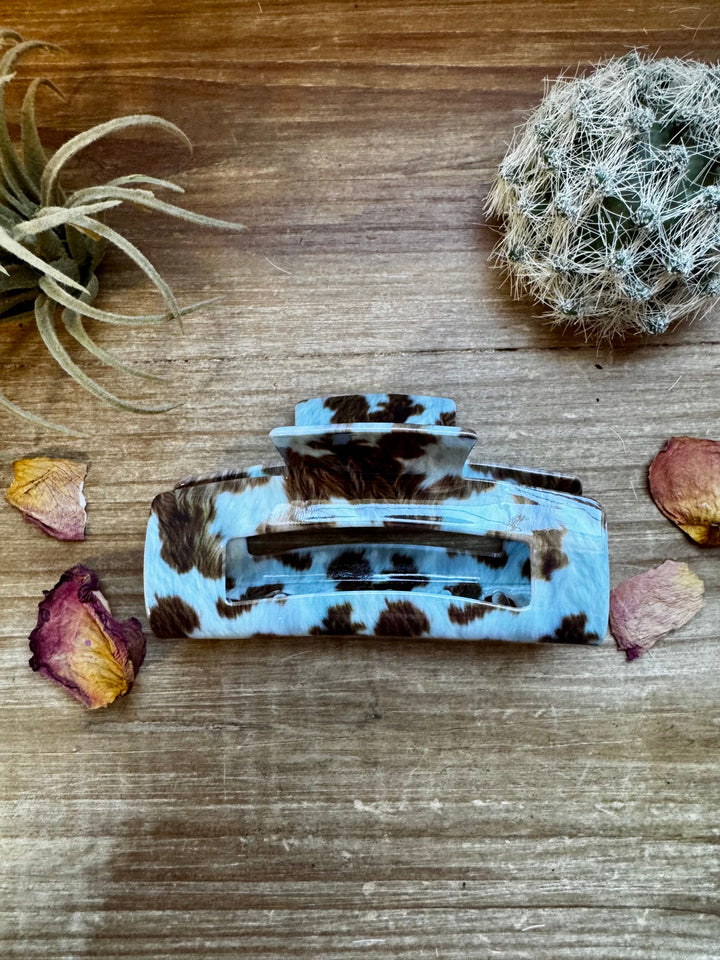Cow Print Hair Clips hair clip Shopify Collective The Bijoux FAB Jewelry The Bijoux FAB Jewelry