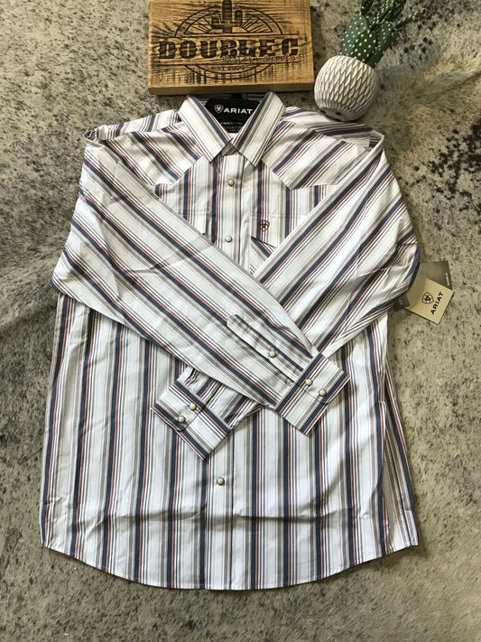Ariat MNS Pro Series Warrick Classic Fit Shirt WHITE Shirt ariatmens Ariat