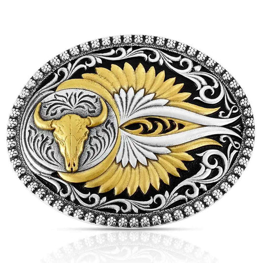 Sturgis Buckle A1039P Belt Buckle Montana Silversmiths