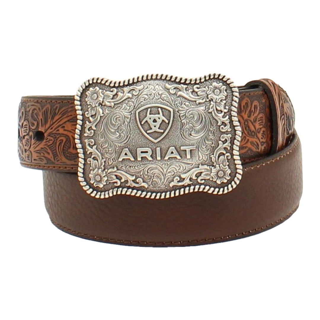 ARIAT BOYS LEATHER BELT W/ BUCKLE A1301002 Belt ariat belt children's M & F