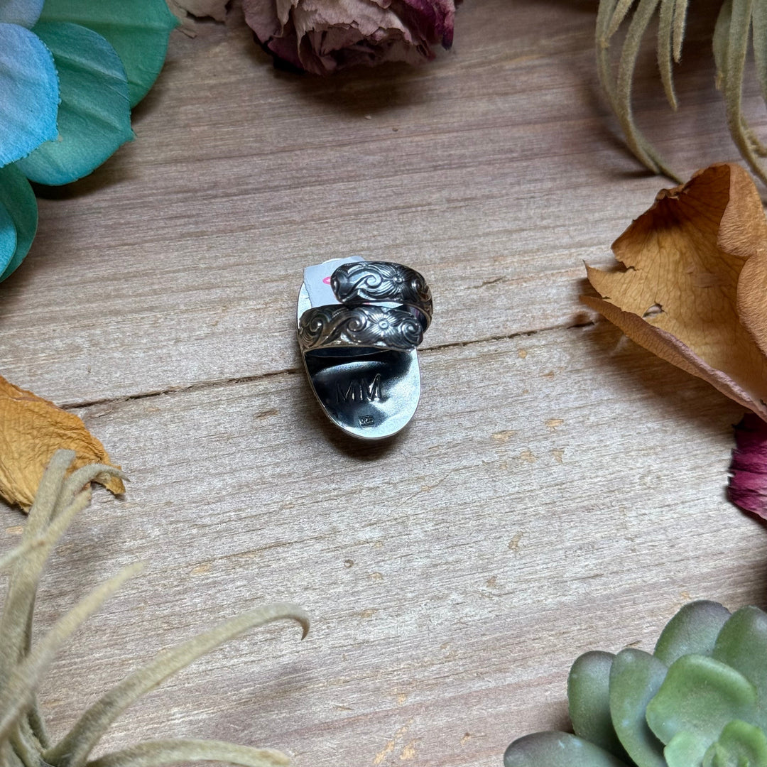 Mj Ring - Oval Turquoise Adjustable Ring Ring Shopify Collective The Bijoux FAB Jewelry The Bijoux FAB Jewelry