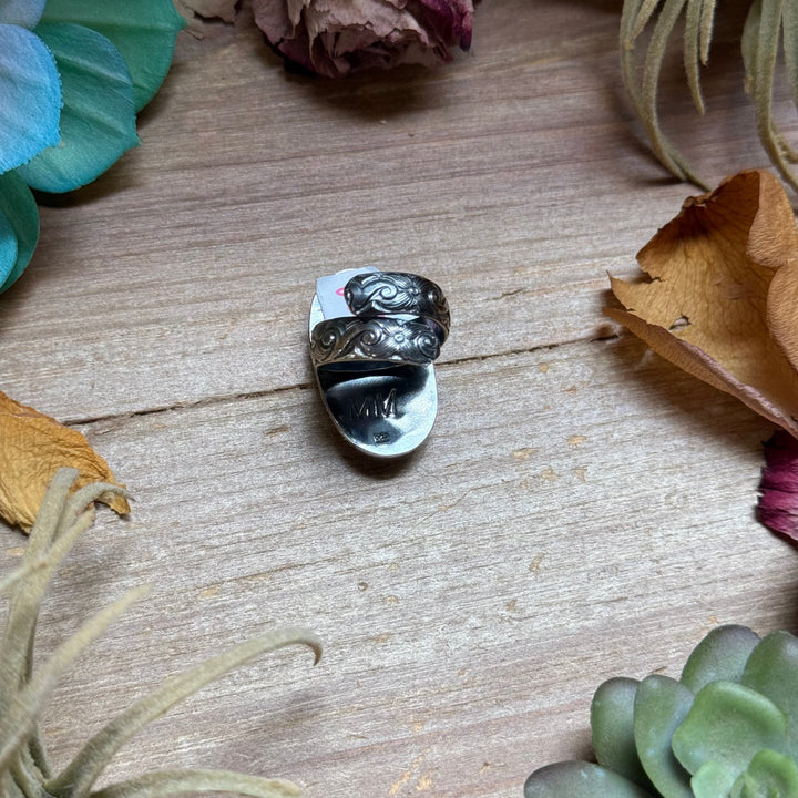 Mj Ring - Oval Turquoise Adjustable Ring Ring Shopify Collective The Bijoux FAB Jewelry The Bijoux FAB Jewelry