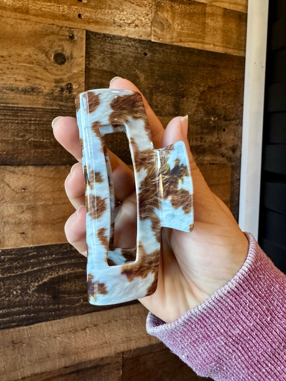 Cow Print Hair Clips hair clip Shopify Collective The Bijoux FAB Jewelry The Bijoux FAB Jewelry