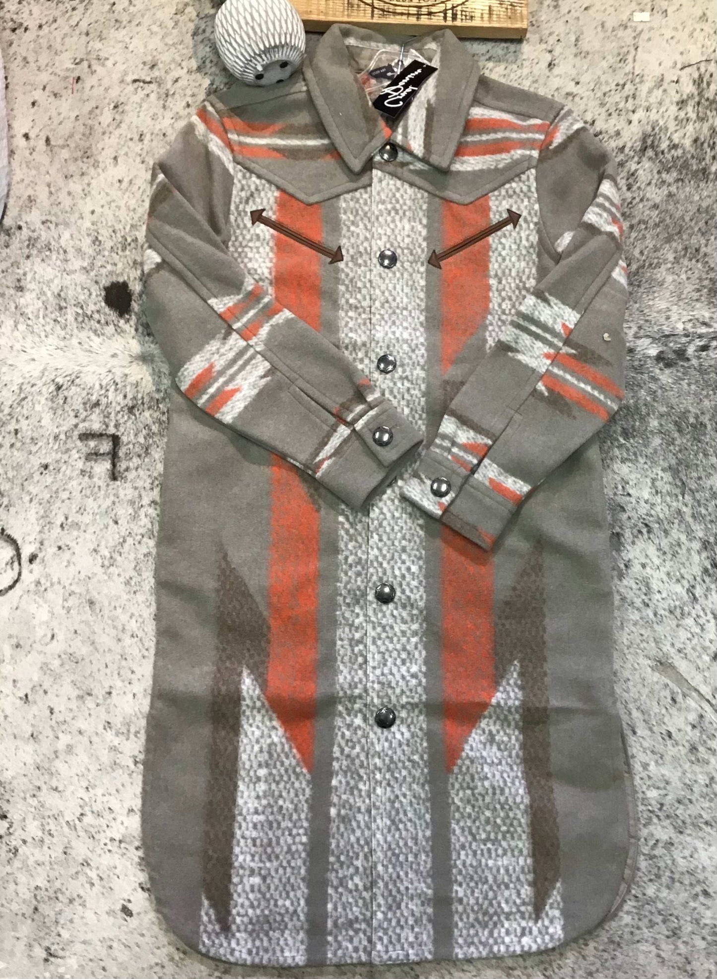 Cruel Denim Women's Sweater Knit Midi Duster Stone CWJ7454003 Duster Cinch