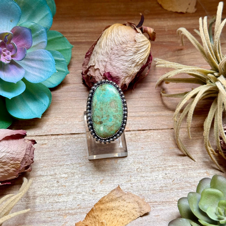 MJ Turquoise Ring – Sterling Silver Ring Shopify Collective The Bijoux FAB Jewelry The Bijoux FAB Jewelry