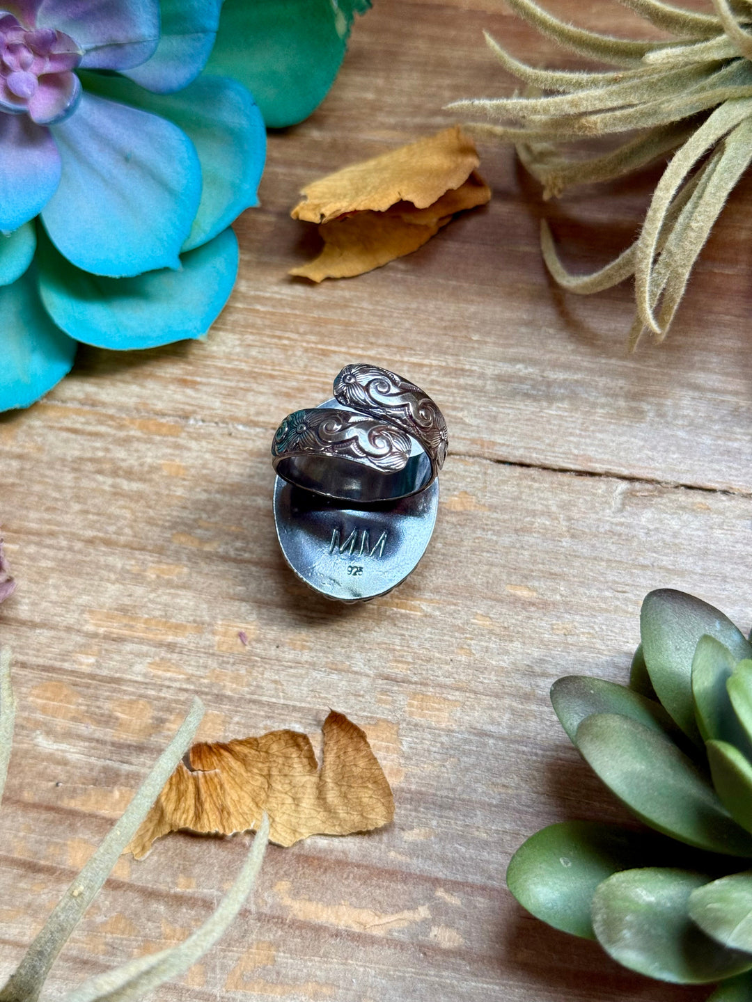 MJ Ring - Royston Ribbon Turquoise Ring Ring Shopify Collective The Bijoux FAB Jewelry The Bijoux FAB Jewelry