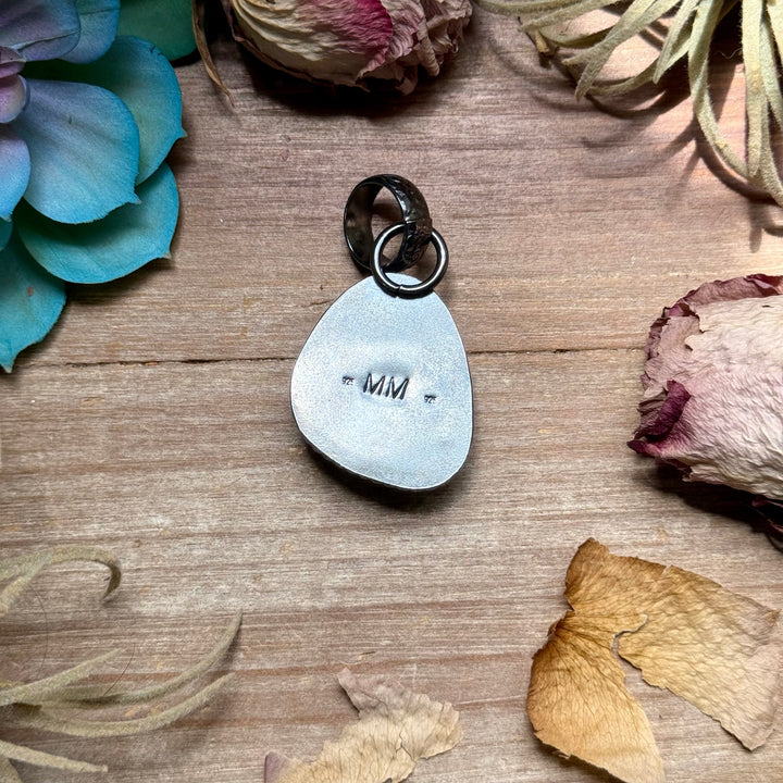 MJ Turquoise Pendant – Sterling Silver pendant Shopify Collective The Bijoux FAB Jewelry The Bijoux FAB Jewelry