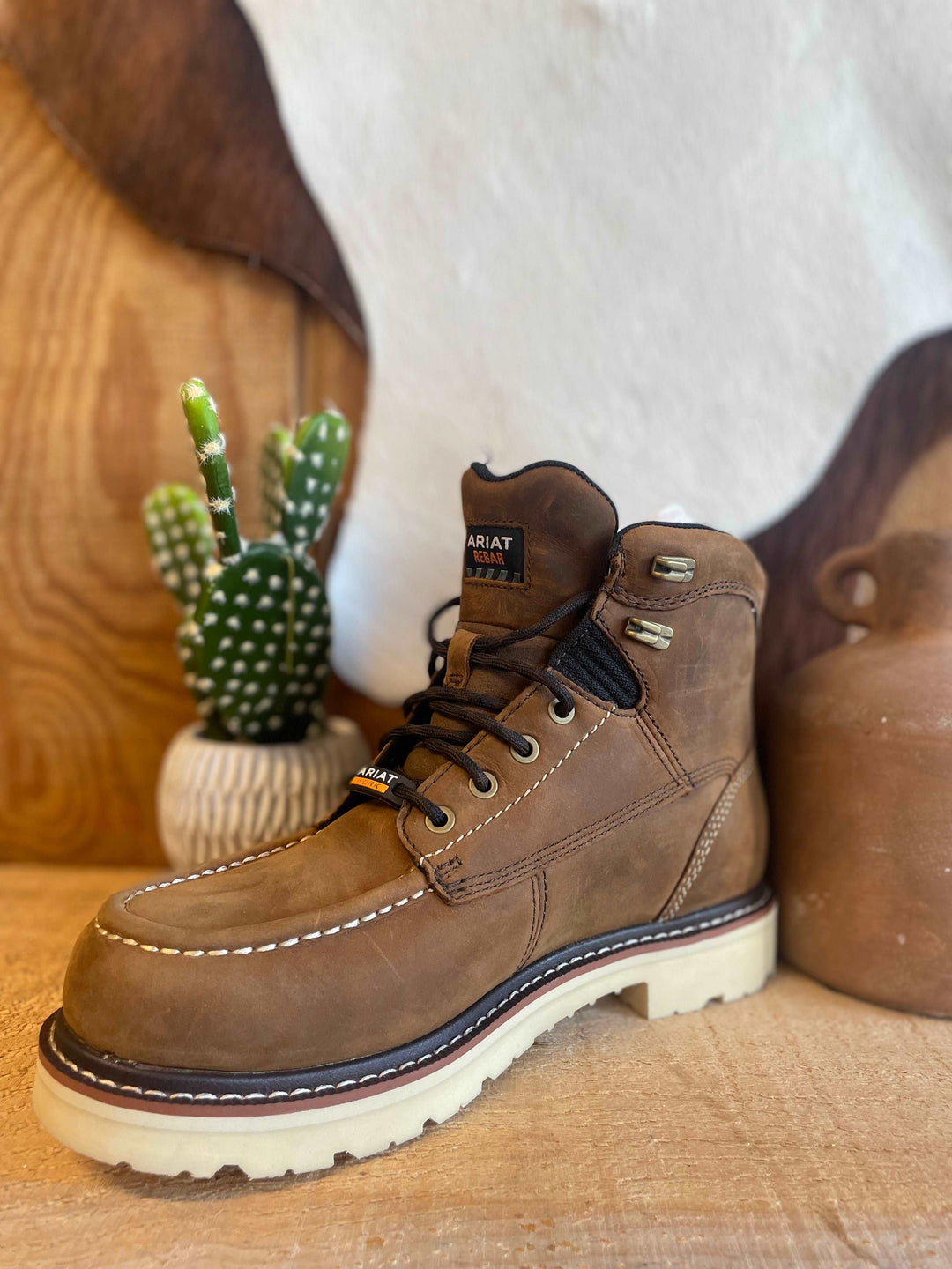 Ariat - Men's Rebar Lift 6 Inch Waterproof Work Boot 10046877 Men’s Boots ariatfootwear Ariat