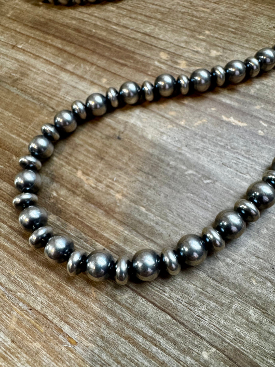 54 inch Necklace - 10 mm & 10 mm saucer Sterling Silver Pearls Necklaces Shopify Collective The Bijoux FAB Jewelry The Bijoux FAB Jewelry