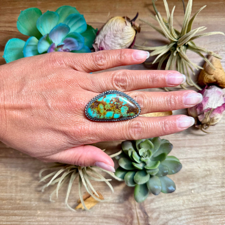MJ ring - Sterling Silver Free Form Long Adjustable Ring Shopify Collective The Bijoux FAB Jewelry The Bijoux FAB Jewelry