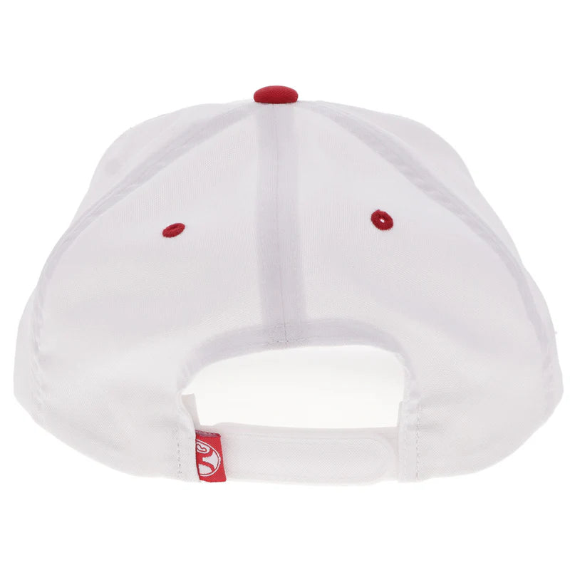 Bad Company Hat White/Red BC001T-WH Hat Hooey