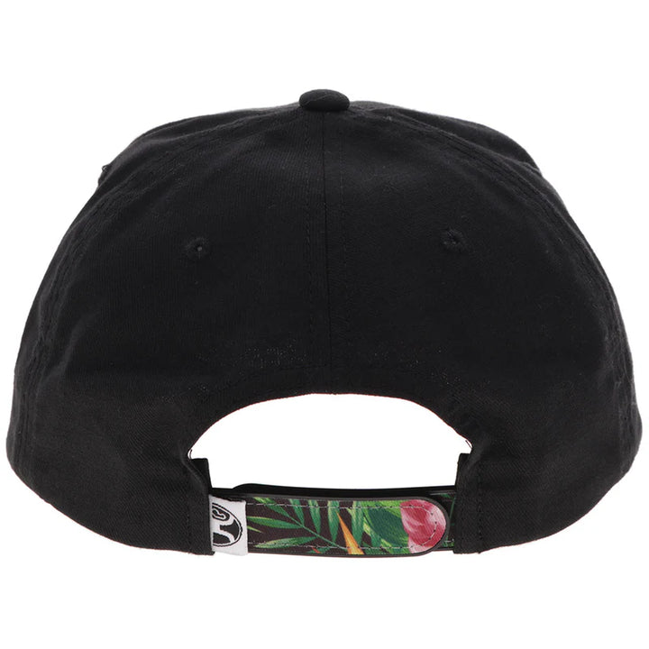 Bad Company Hat Black w/Floral BC003T-BKFL Hat caps hooey Hooey
