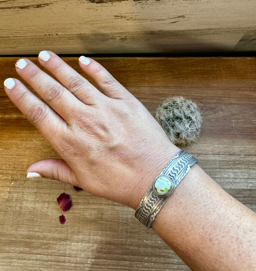 Cuff - Sterling silver Cuff Bracelet with Palomino turquoise Bracelets Shopify Collective The Bijoux FAB Jewelry The Bijoux FAB Jewelry