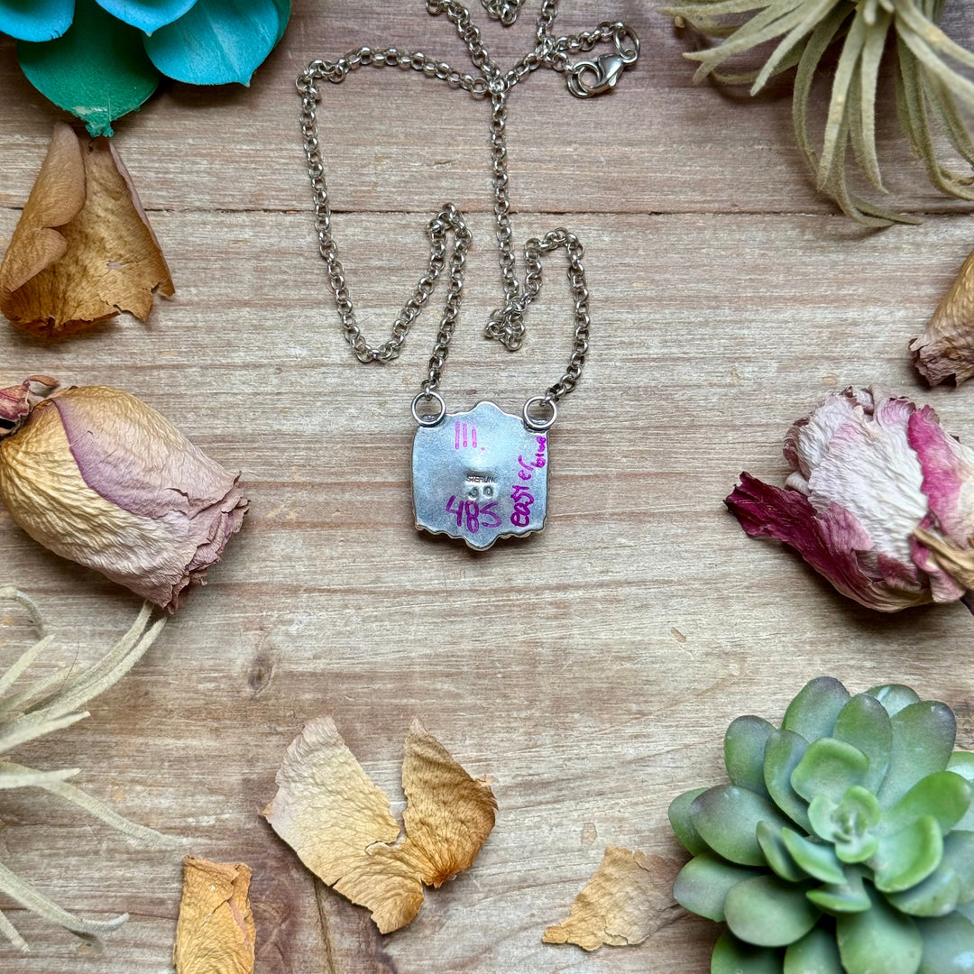 111 - Sterling Silver Easter Blue Turquoise Bar Necklace by Jason Ogg Necklaces Shopify Collective The Bijoux FAB Jewelry The Bijoux FAB Jewelry