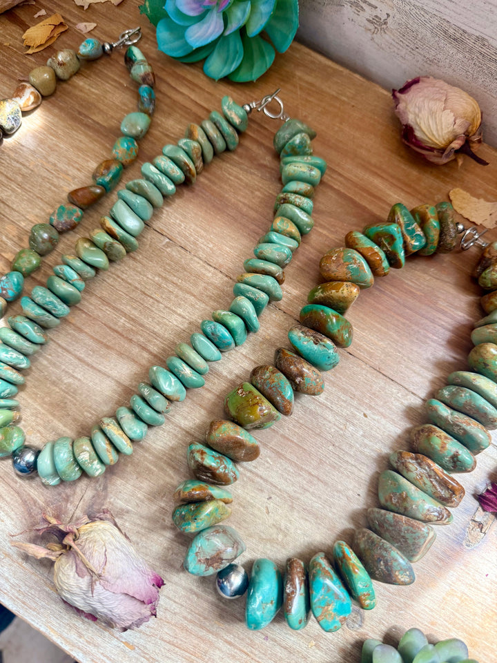 Turquoise Nugget Statement Necklace Necklaces Shopify Collective The Bijoux FAB Jewelry The Bijoux FAB Jewelry