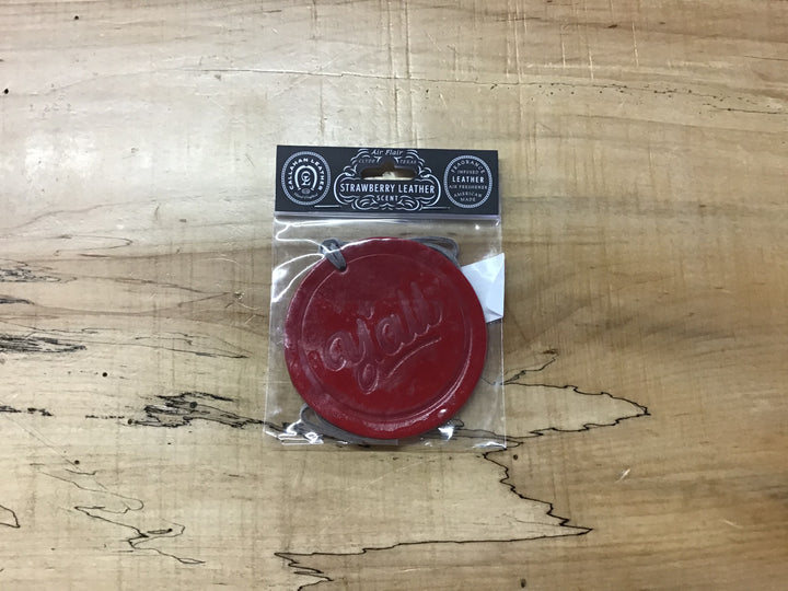 Fragrance Leather Round Y’all Red Strawberry Leather Callahan Leatherpress