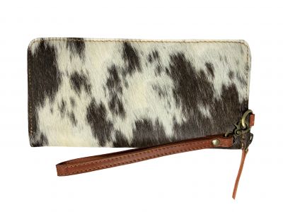 Showman Hair on Cowhide Clutch Wristlet BG-714
