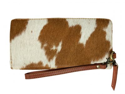 Showman Hair on Cowhide Clutch Wristlet BG-714