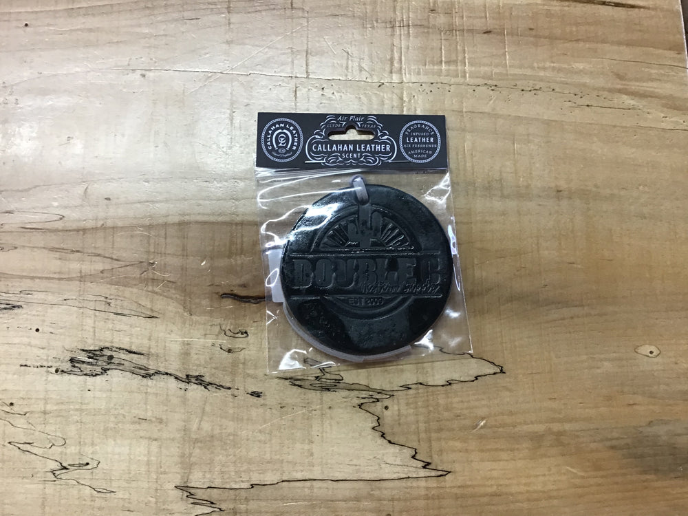 Fragrance Leather Double C Logo Black Callahan Leather Callahan Leatherpress