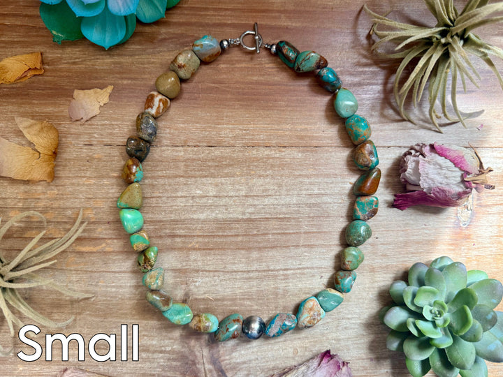 Turquoise Nugget Statement Necklace Necklaces Shopify Collective The Bijoux FAB Jewelry The Bijoux FAB Jewelry
