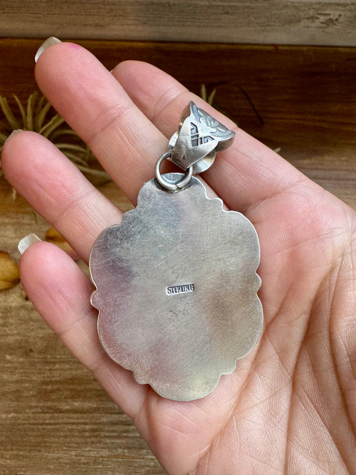 Bumblebee Jasper Pendant – Sterling Silver, Bright Yellow Pendant Shopify Collective The Bijoux FAB Jewelry The Bijoux FAB Jewelry
