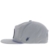 Load image into Gallery viewer, LOCAL&quot; HAT GREY W/NAVY &amp; WHITE
