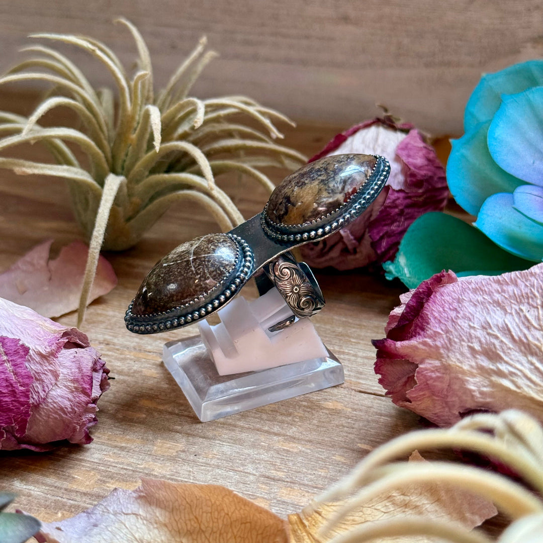 2 stone wild horse adjustable Mj Shopify Collective The Bijoux FAB Jewelry The Bijoux FAB Jewelry