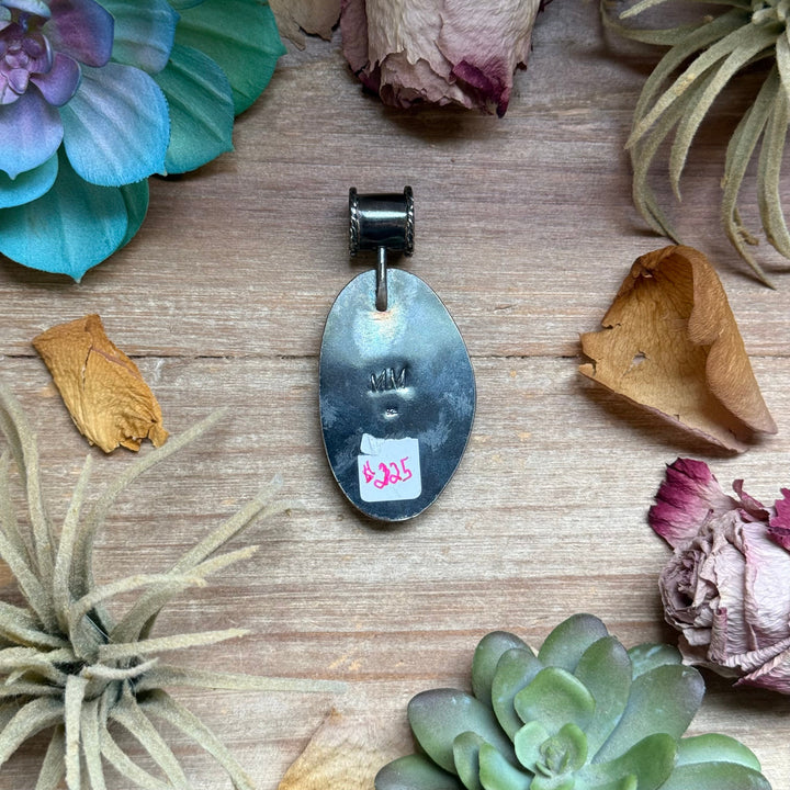 MJ Pendant - Big Blue FreeForm Pendant Fit 8mm Pendant Shopify Collective The Bijoux FAB Jewelry The Bijoux FAB Jewelry