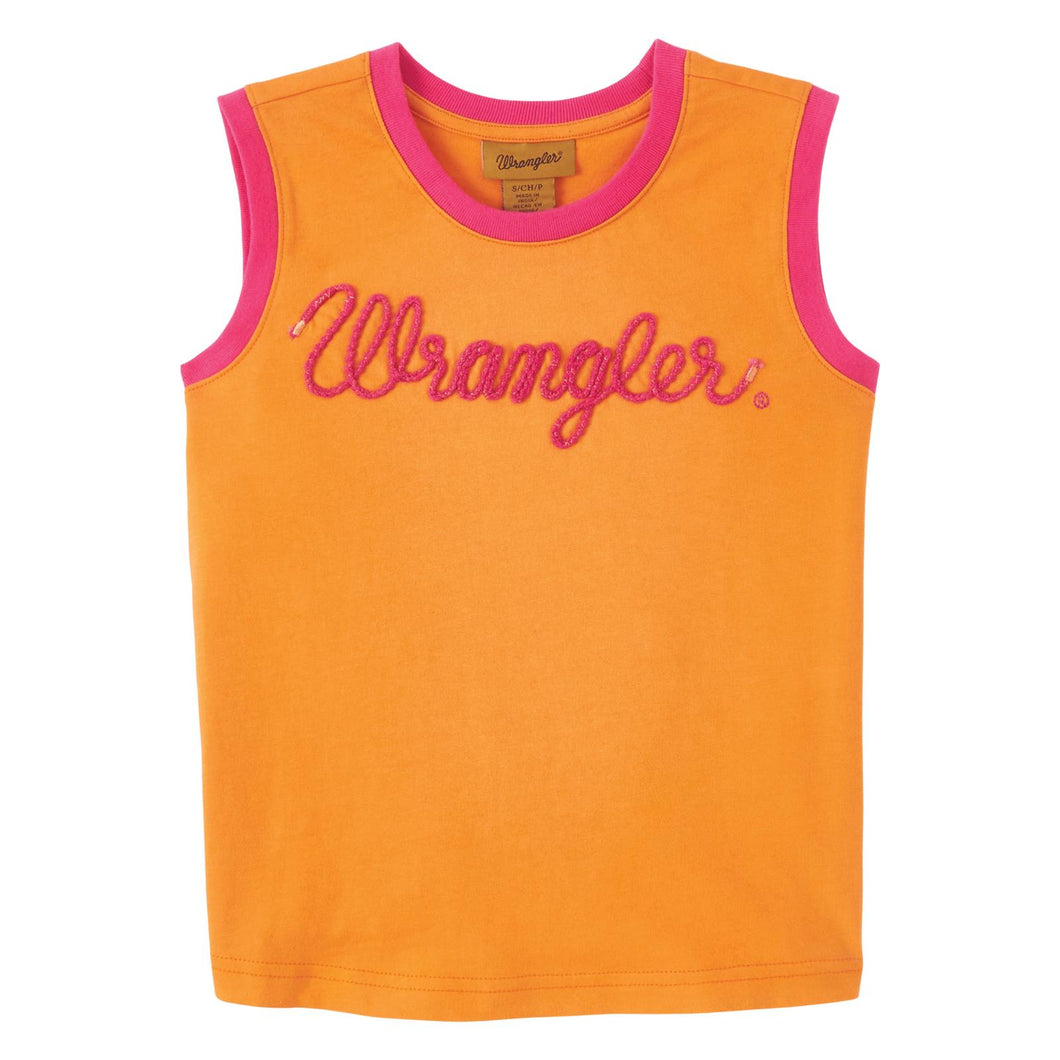 Wrangler® Girls Shirt - Orange
