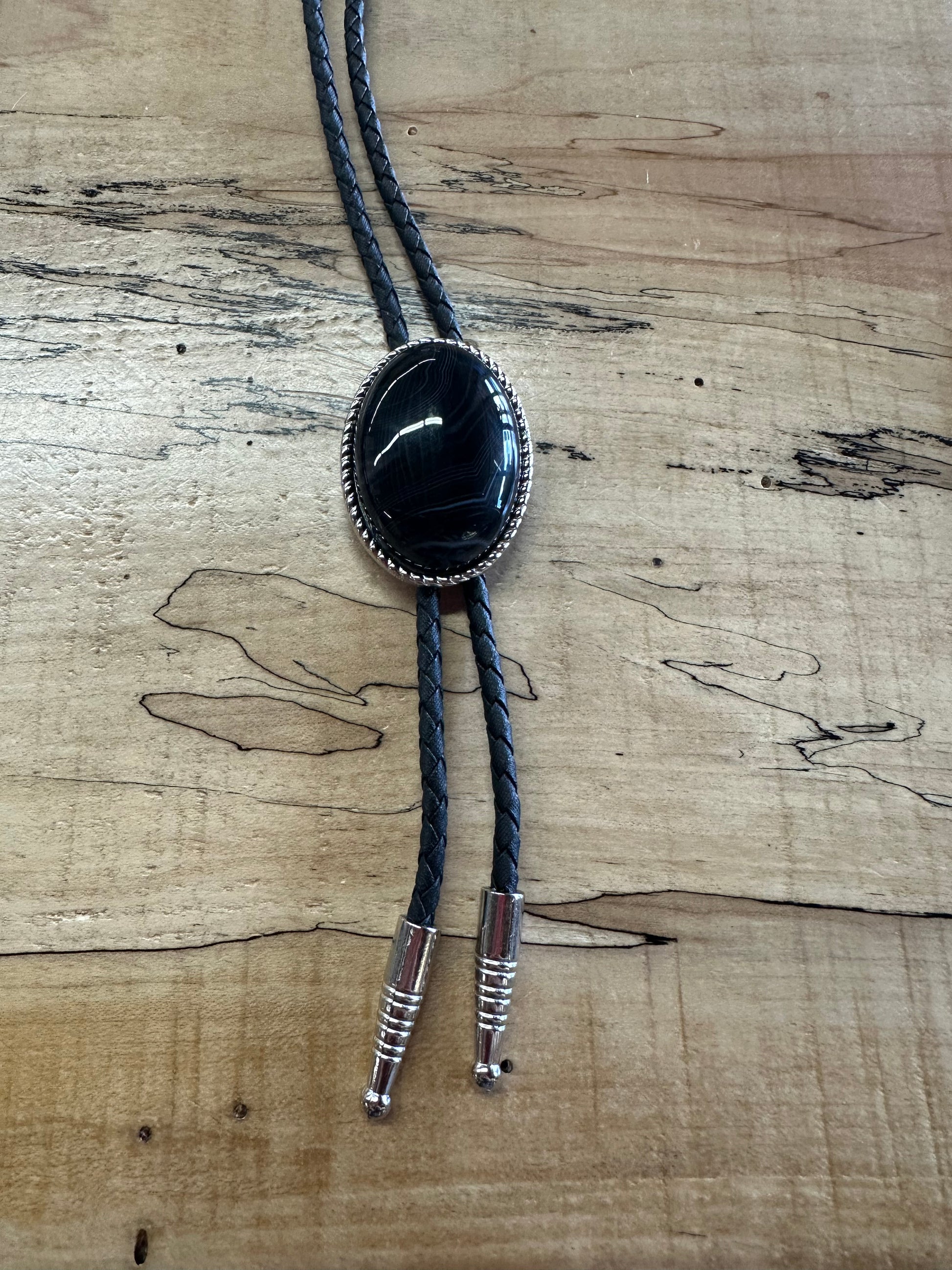 Double S Onyx Stone Western Bolo 22836 M & F