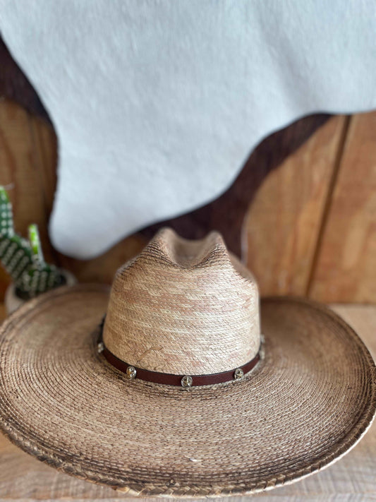 ARIAT Mens Fired Palm Leaf Western Hat Ariat