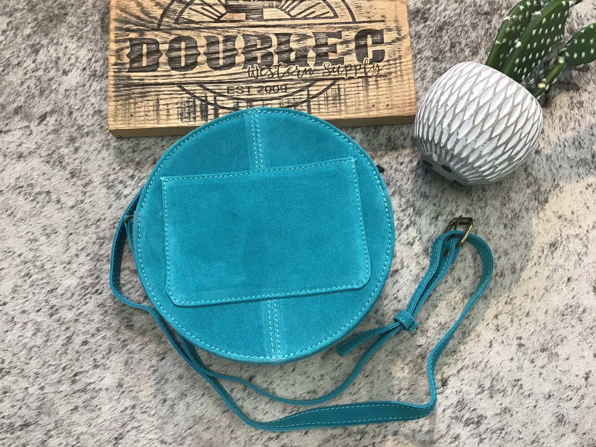 Canteen Genuine Western Suede Leather women bag Purse Women's american darling