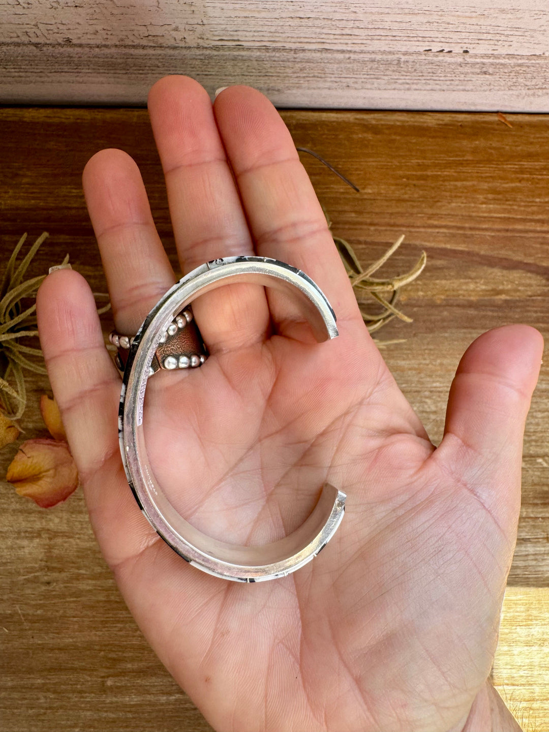 White Buffalo Cuff – Sterling Silver – SF Stamp by Steve Francisco Bracelets Shopify Collective The Bijoux FAB Jewelry The Bijoux FAB Jewelry