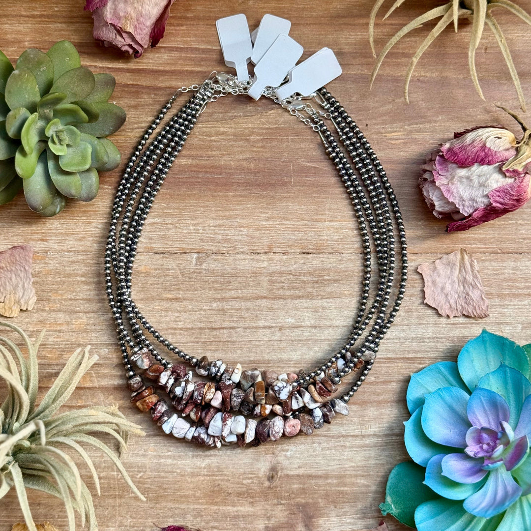 14” Wild Horse Choker – Sterling Silver Pearls Choker Shopify Collective The Bijoux FAB Jewelry The Bijoux FAB Jewelry