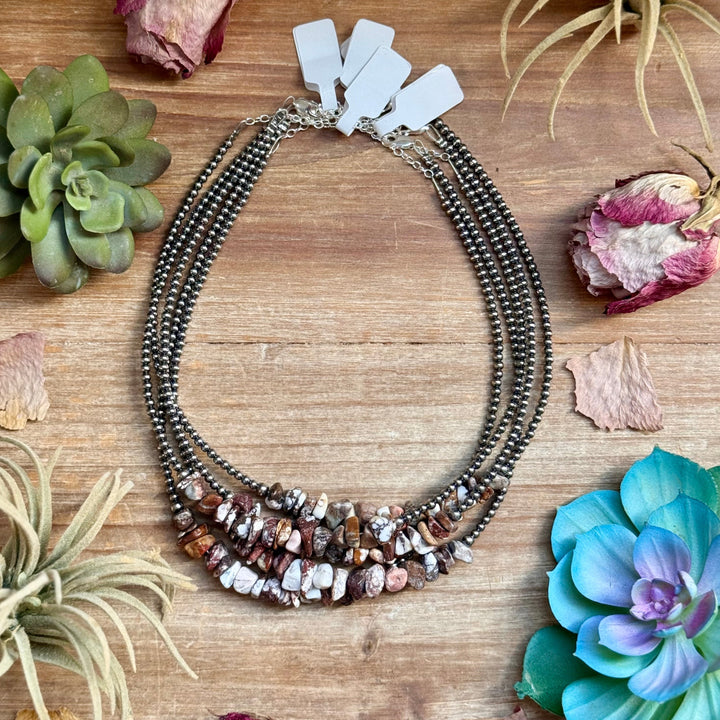 14” Wild Horse Choker – Sterling Silver Pearls Choker Shopify Collective The Bijoux FAB Jewelry The Bijoux FAB Jewelry