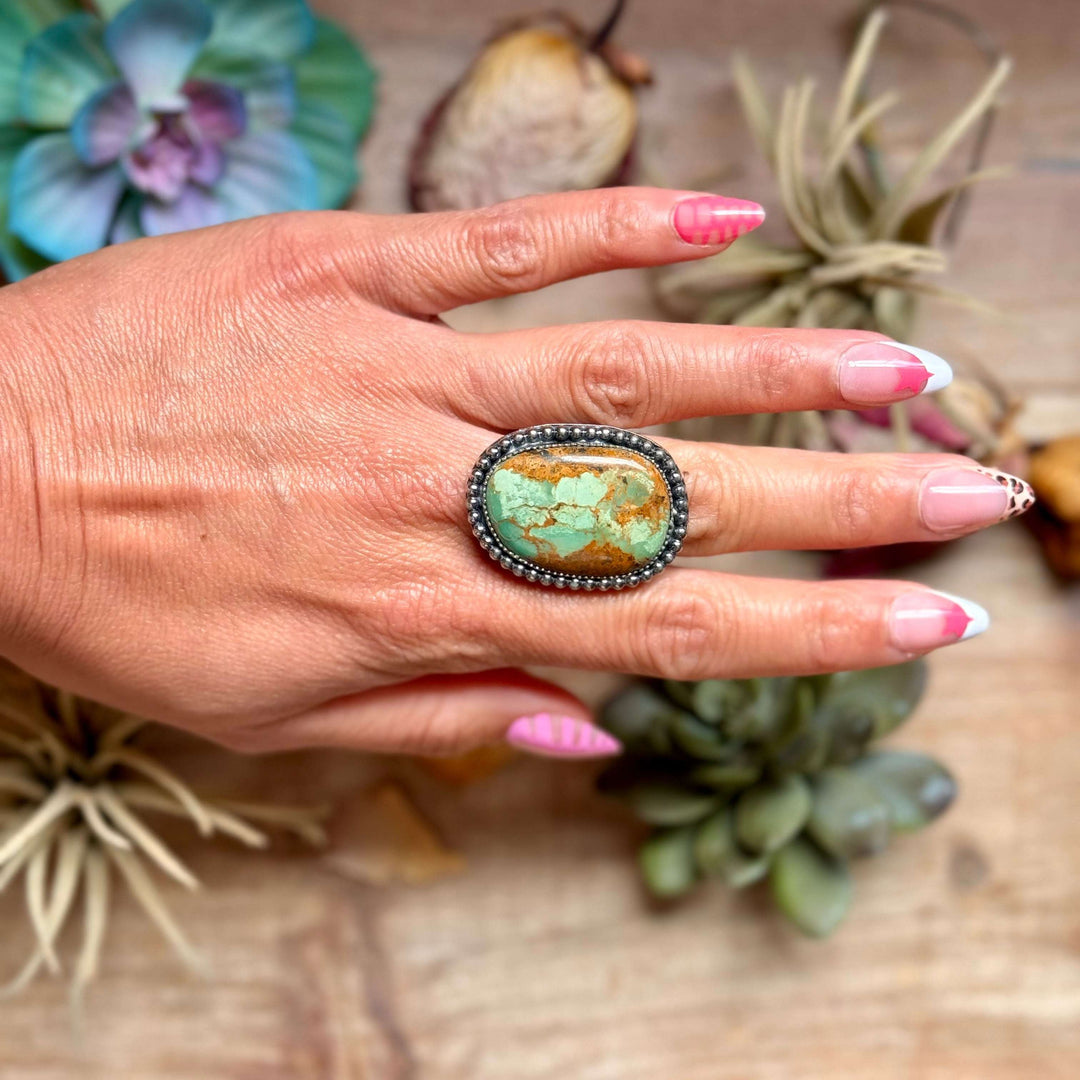 MJ Turquoise Ring – Sterling Silver Ring Shopify Collective The Bijoux FAB Jewelry The Bijoux FAB Jewelry