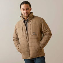 Load image into Gallery viewer, Rebar Valiant Stretch Canvas Water Resistant Insulated Jacket . Rebar khaki Heather  10046679

