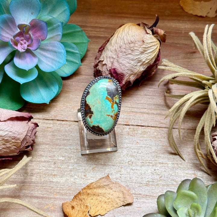 MJ Turquoise Ring – Sterling Silver Ring Shopify Collective The Bijoux FAB Jewelry The Bijoux FAB Jewelry