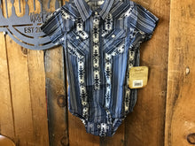 Load image into Gallery viewer, WRANGLER BABY BOY/MENS CHECOTAH BODYSUIT/SHIRT IN RIVER NAVY
