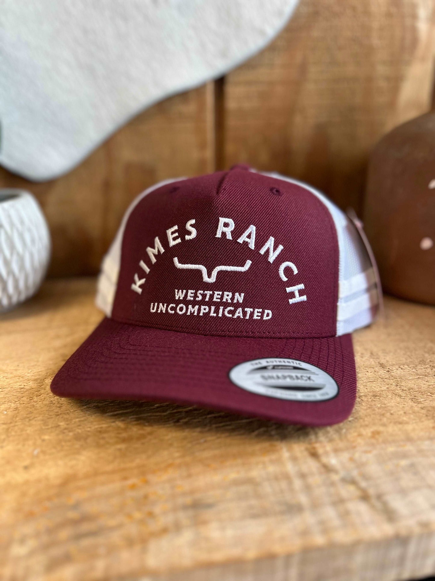 Kimes Ranch Cantor Hat in Burgundy Caps Kimes