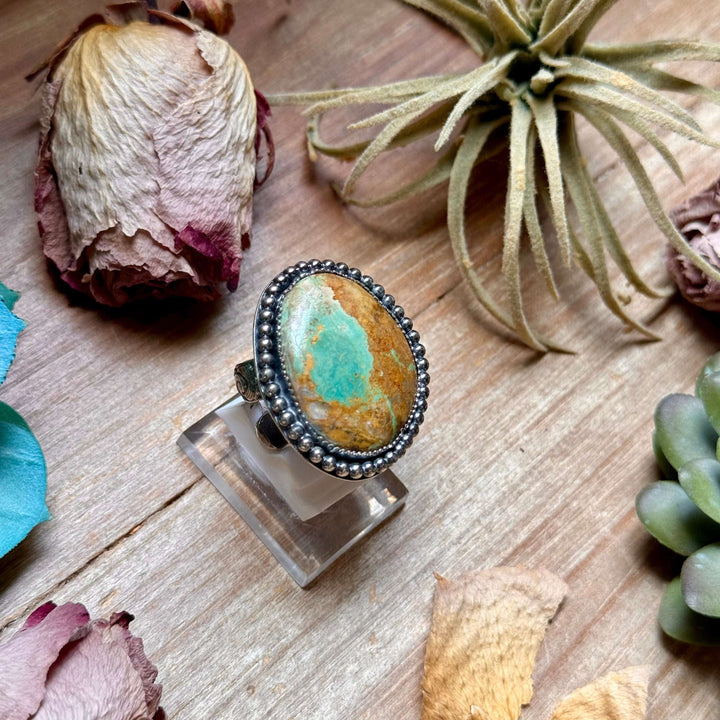 MJ Freeform Turquoise Ring – Sterling Silver Ring Shopify Collective The Bijoux FAB Jewelry The Bijoux FAB Jewelry