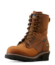 Load image into Gallery viewer, Ariat MNS Logger Shock Shield Waterproof Work Boot/Copper Brown
