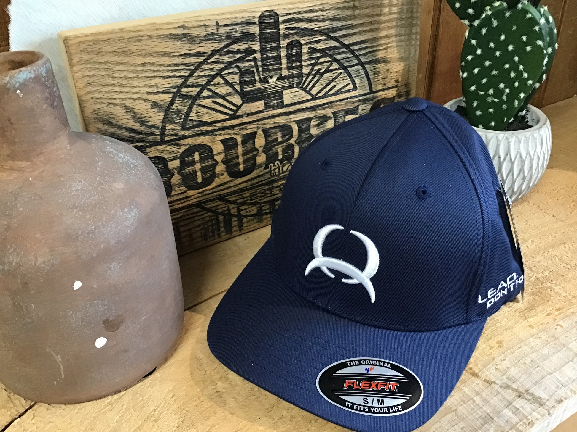 Cinch Men's Flexfit Logo Navy Cap Cap Cinch