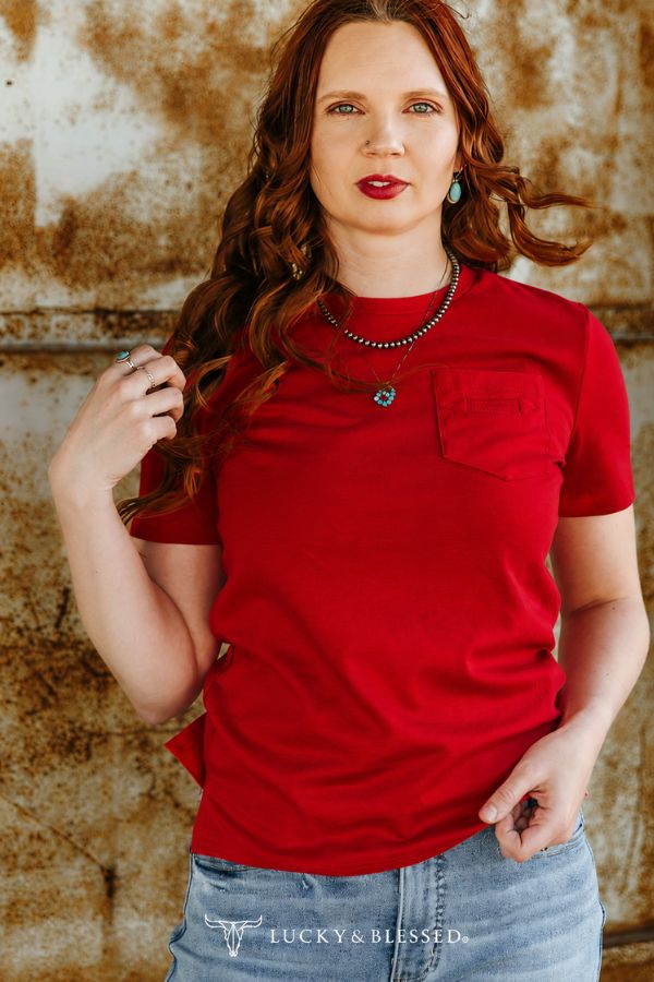 Short Sleeve Arrow Pocket Tee